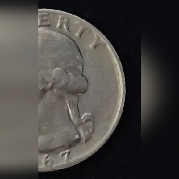1967 No Mint Mark Quarter - Picture 2 of 4